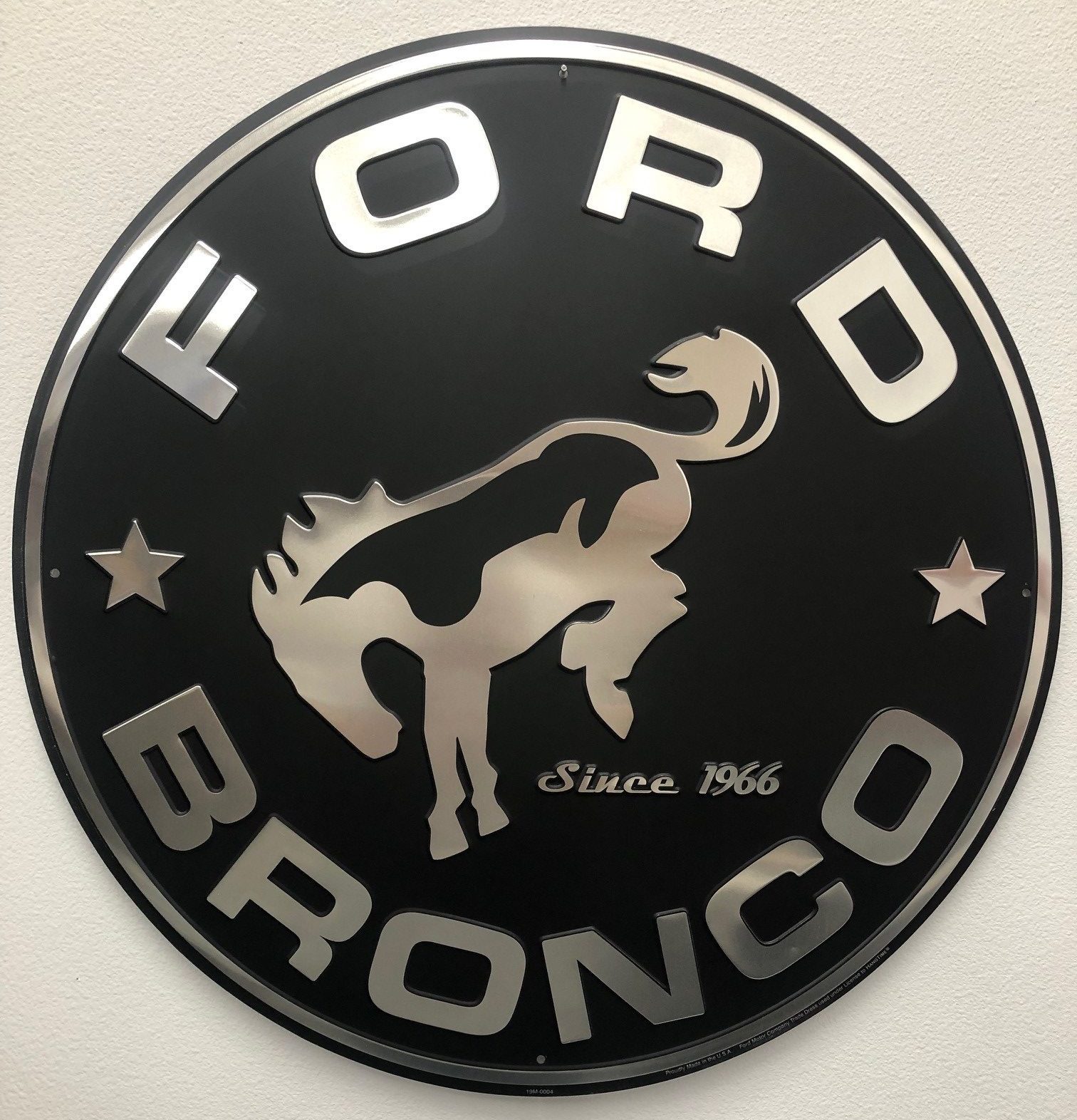 24" Ford Bronco Sign