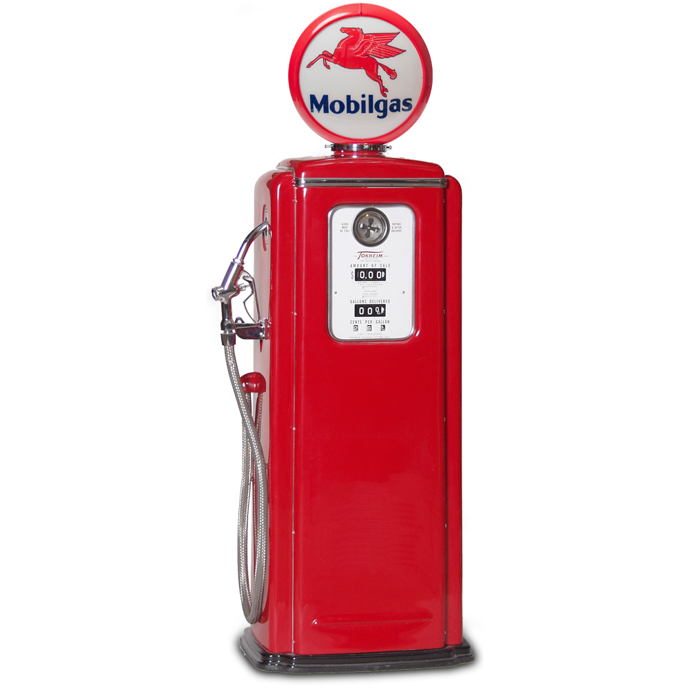 MobilGas Special Vintage Gas Pump Refrigerator Wrap