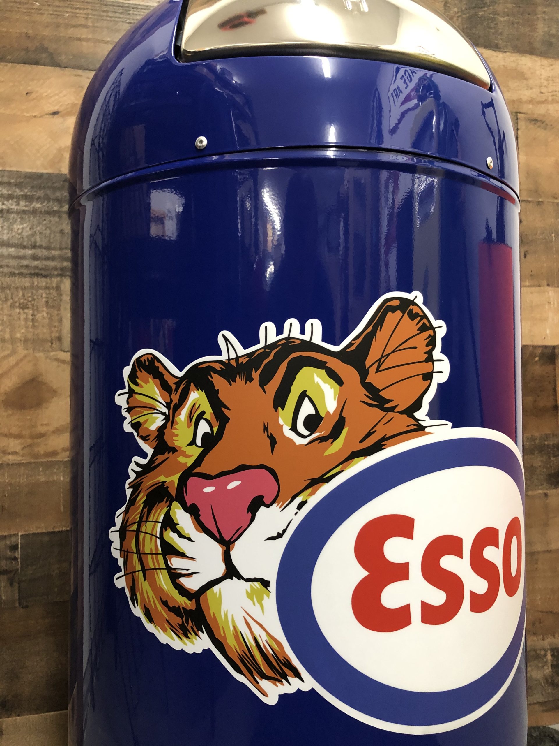 Esso Tiger Retro Trash Can