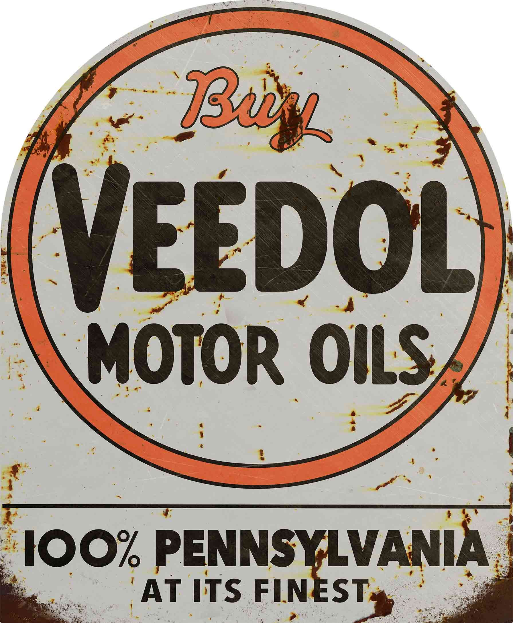 Veedol Motor Oils Sign