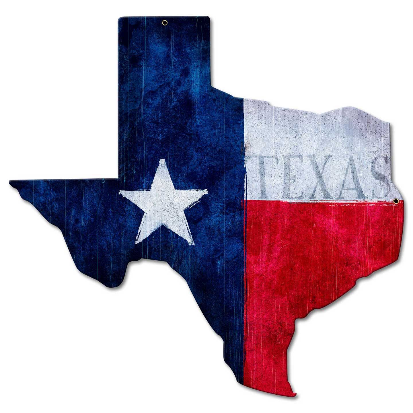 Texas State Flag Sign
