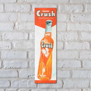 Orange Crush Soda Vintage Marketing Sign