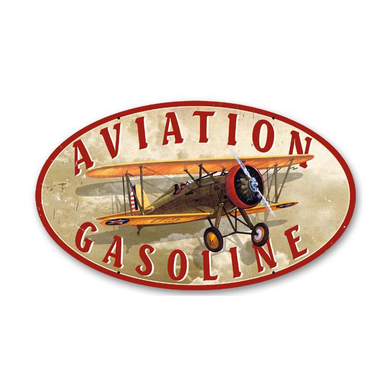 Aviation Gasoline Sign