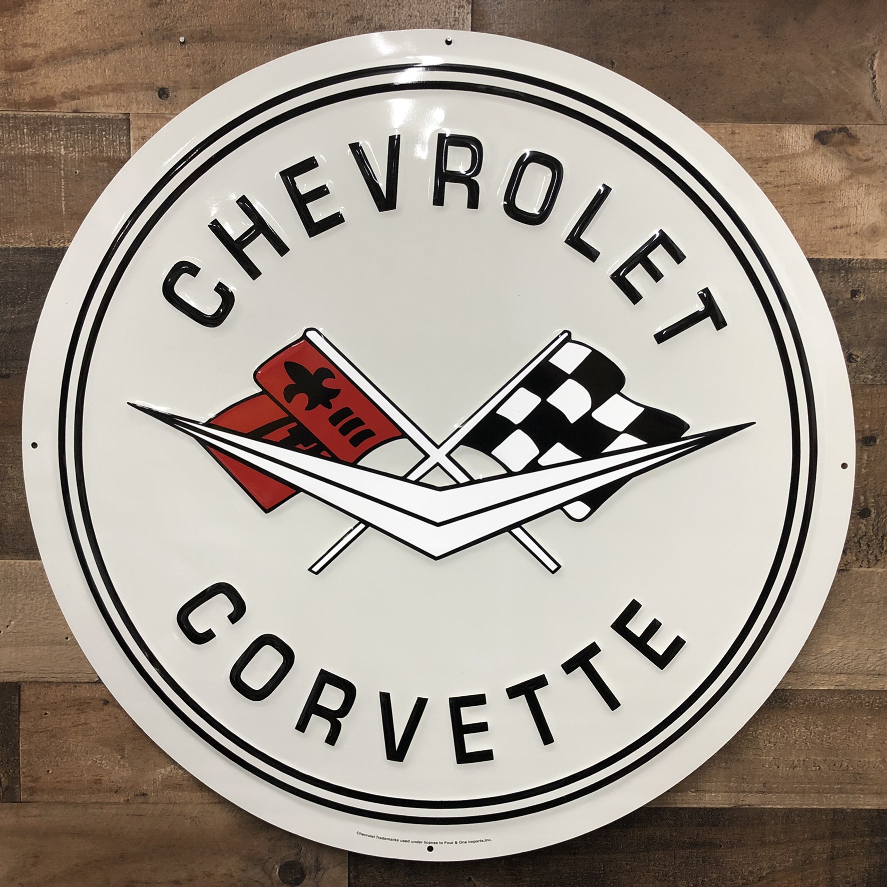24" Chevrolet Corvette Sign