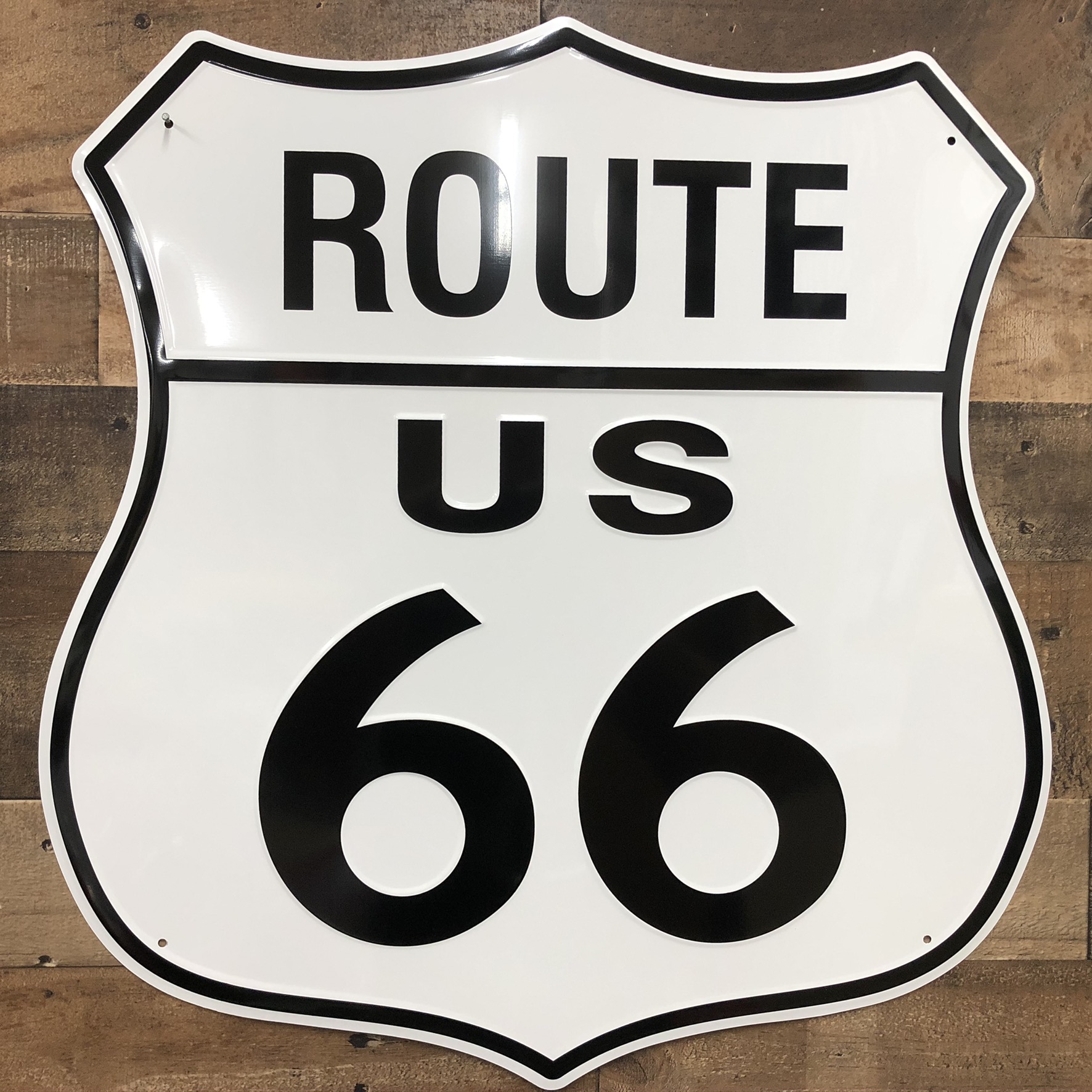 24" Route 66 Die cut Sign