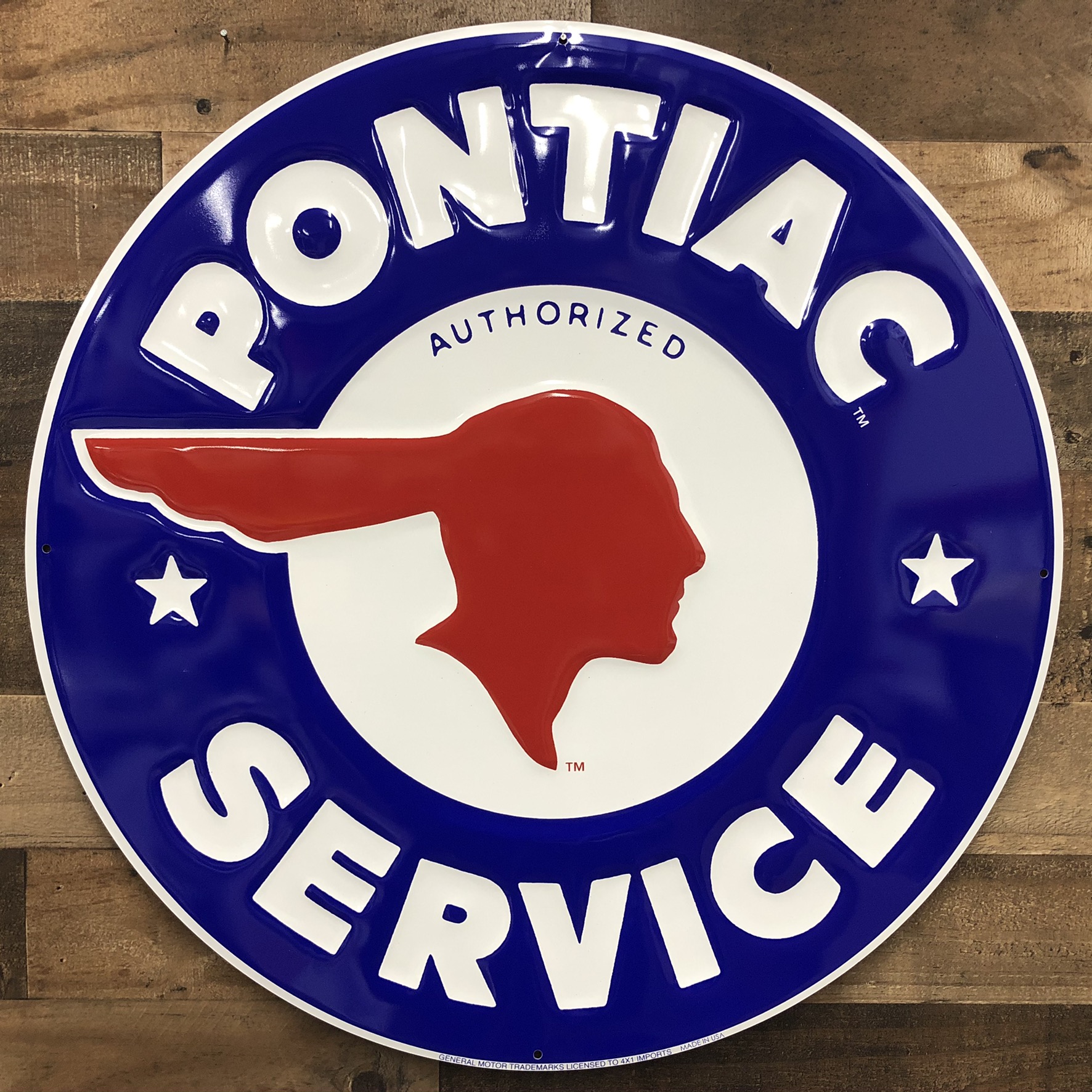 24" Pontiac Service Sign