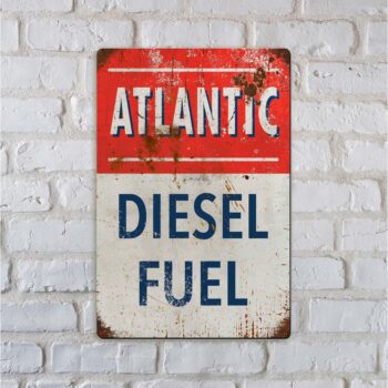 Atlantic Diesel Fuel Sign