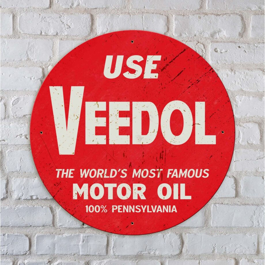 Veedol Motor Oil Sign from Garage Art