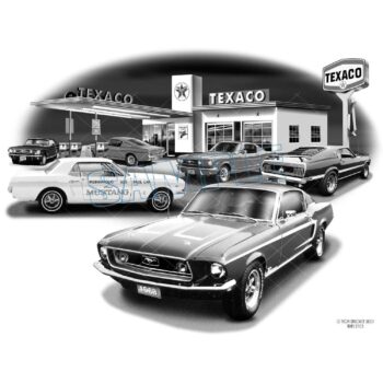 1968 Ford Mustang Fastback Art Print