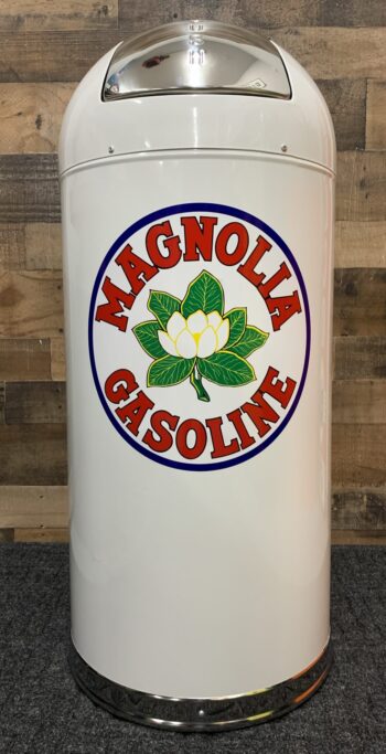 Magnolia Gasoline Retro Style Trash Can