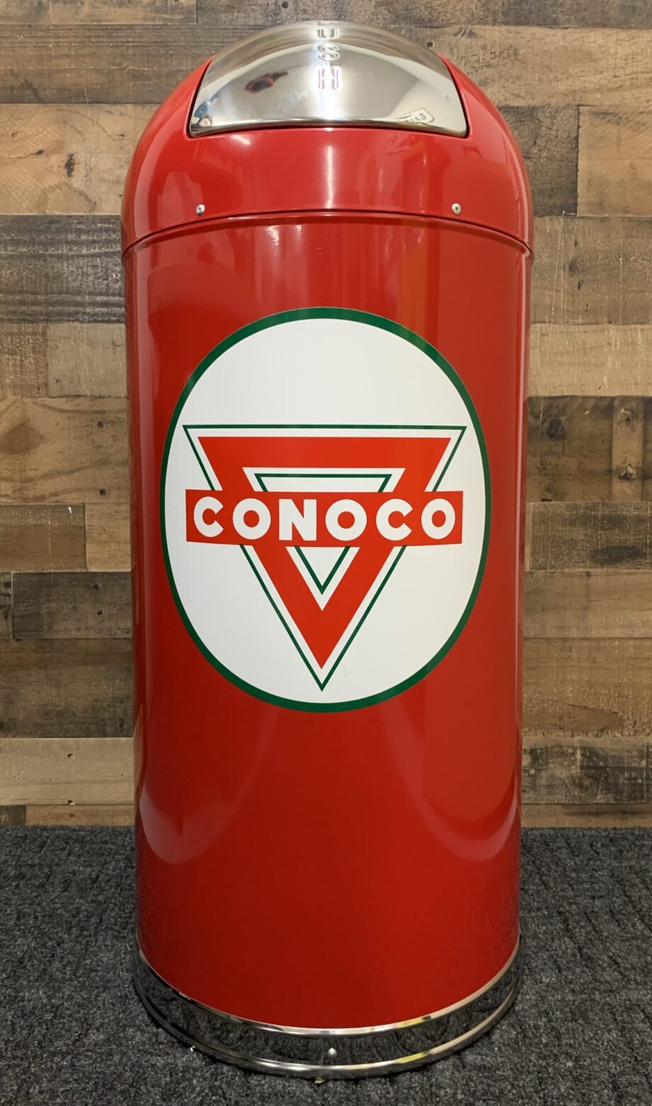 Conoco Gasoline Retro Style Trash Can - GA28134