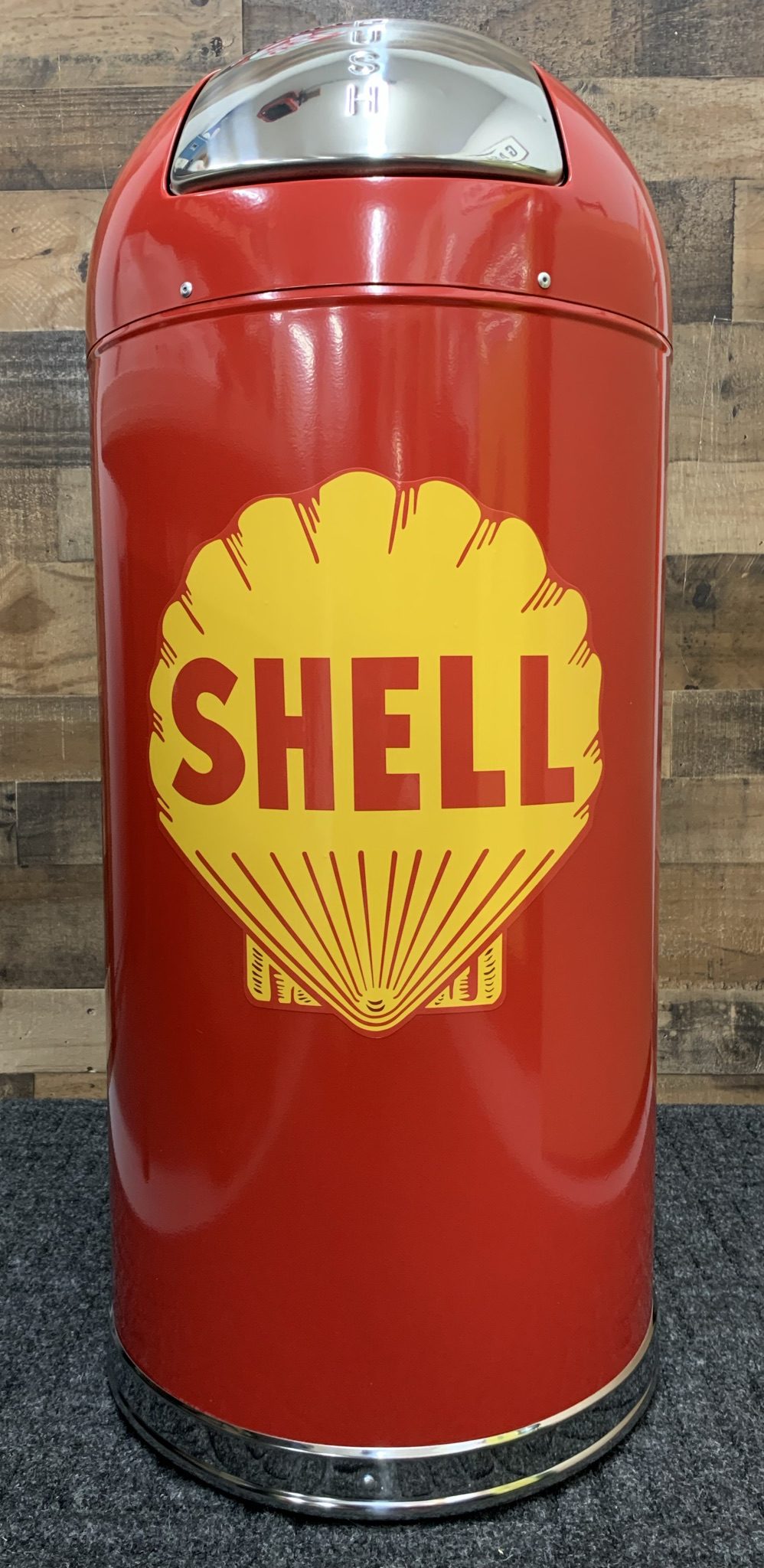 Shell Retro Style Trash Can