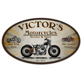 Motorcycle Sales Repair Sign