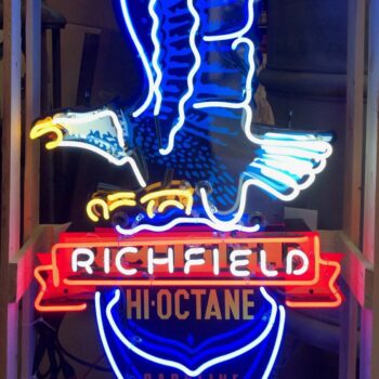 Richfield Eagle Hi Octane Gasoline Neon Sign 65"
