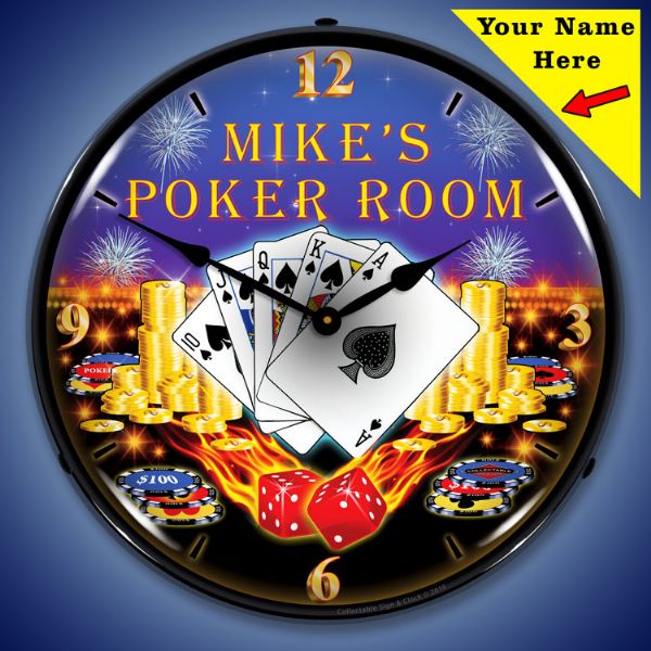 Add Your Name Poker Room
