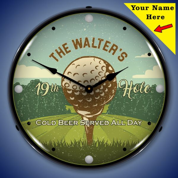 Add Your name 19th Hole