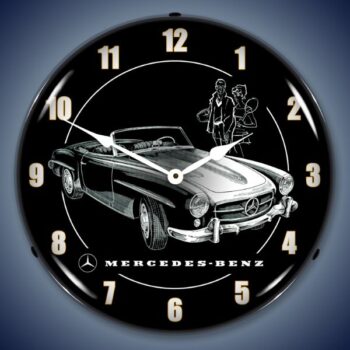 Mercedes Benz 14" LED Clock