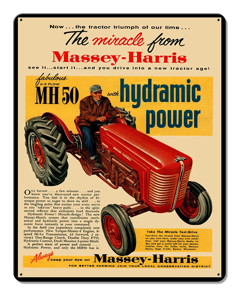 Massey Harris Tractor Ad