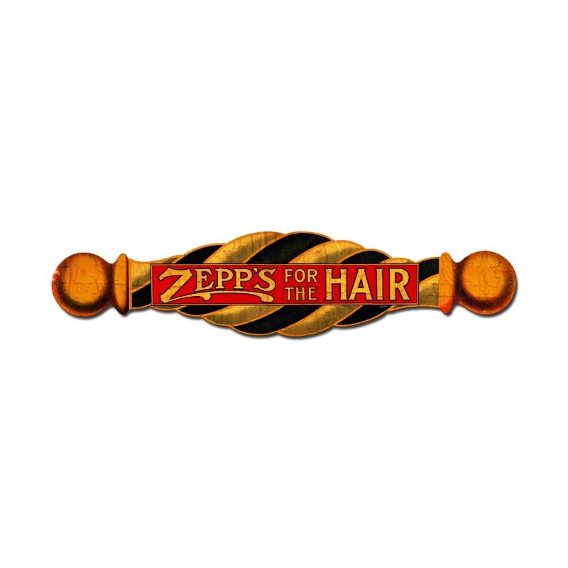 Zepp's For The Hair Vintage Sign