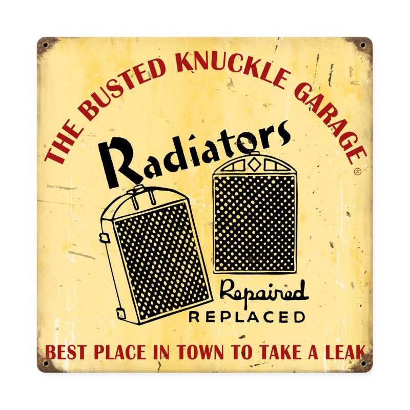 Radiator Repair Vintage Sign