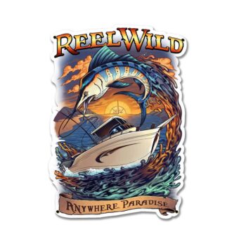 Marlin Fishing Boat Reel Wild - Personalized