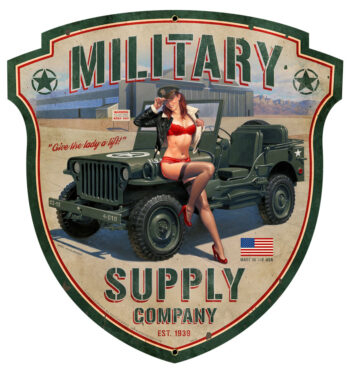 Military Supply Shield by Greg Hildeautomotive-brandt sign collection