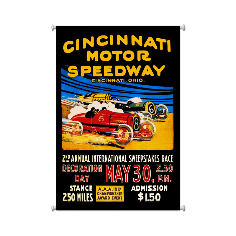 Cincinnati Speedway Vintage Sign