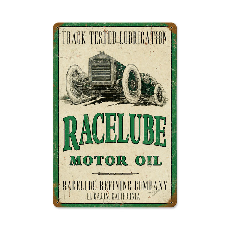 Race Lube Vintage Sign