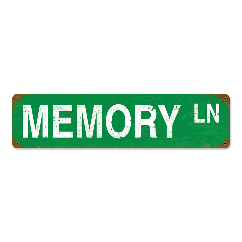 Memory Lane Vintage Sign