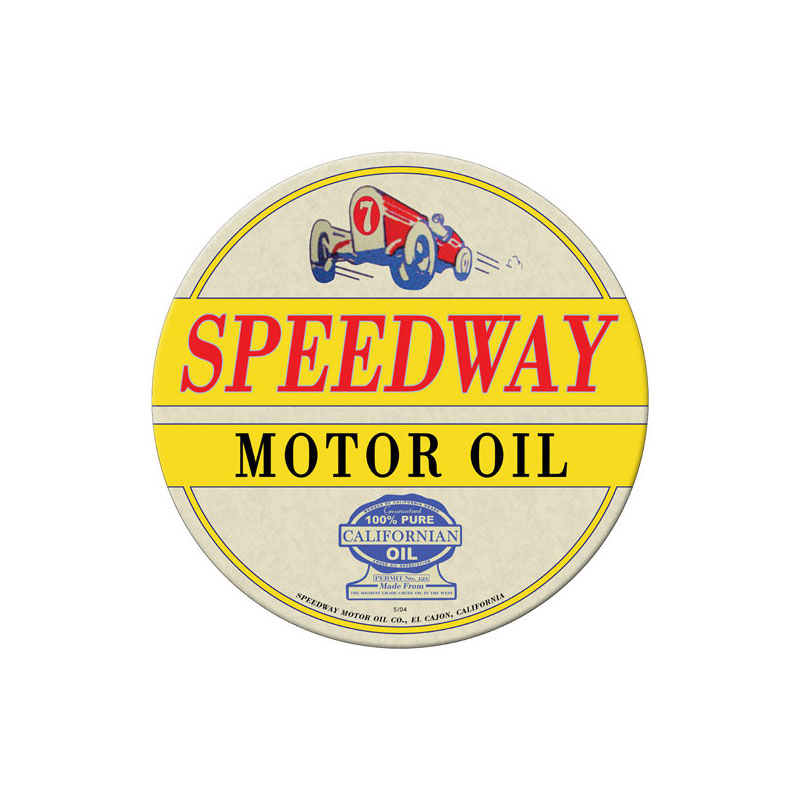 Speedway Oil Vintage Sign