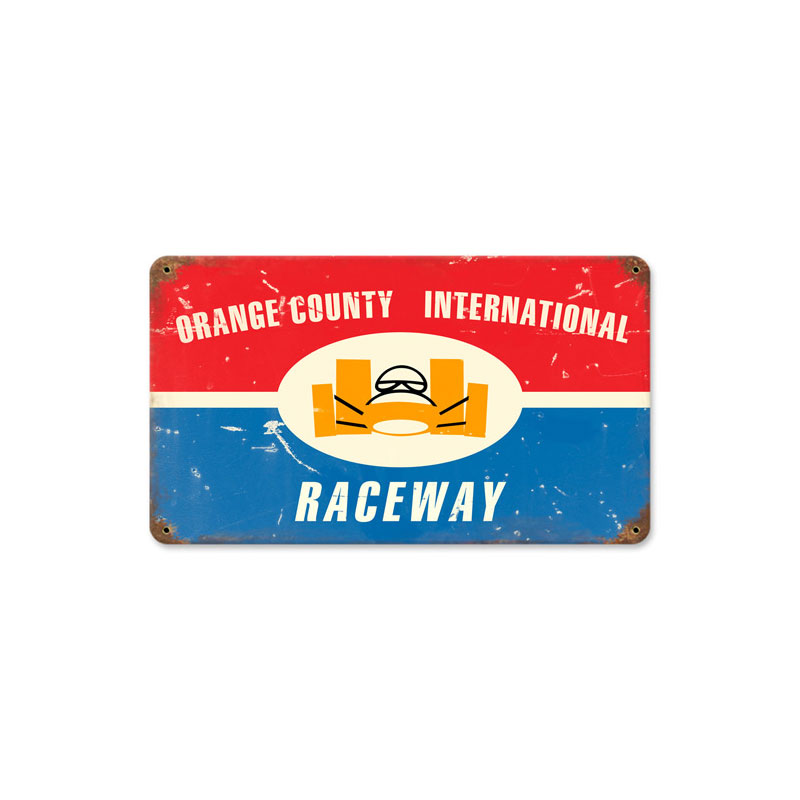 Orange County Raceway Vintage Sign