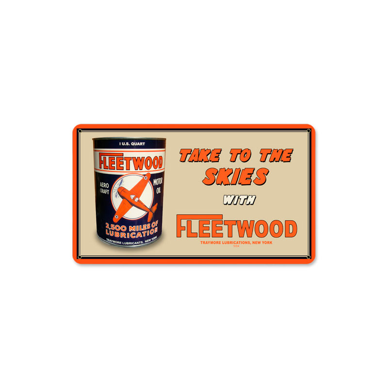 Fleetwood Oil Vintage Sign
