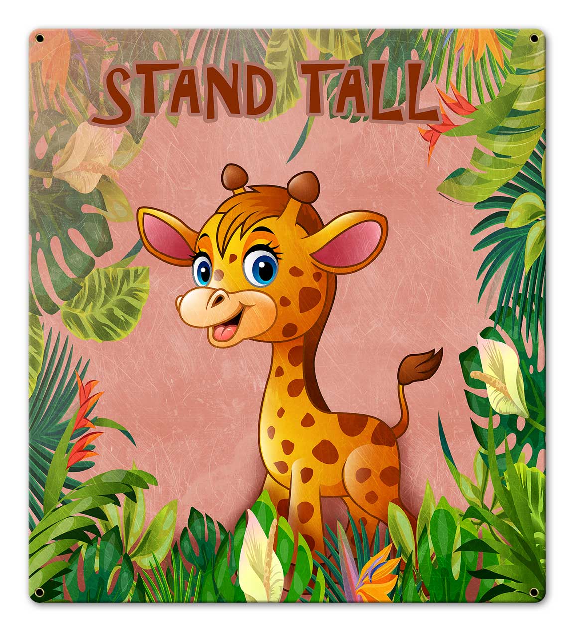 Stand Tall Giraffe 18 x 20 Custom Shape