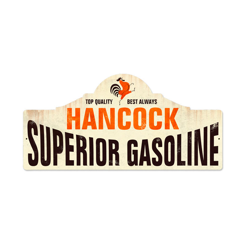 Hancock Gas Station Vintage Sign