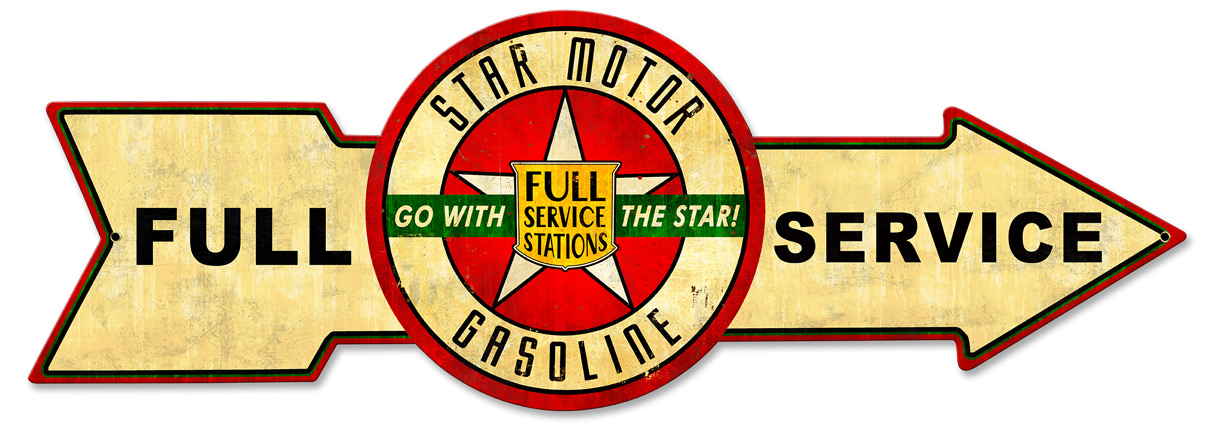 Full Service Star Motor Gasoline