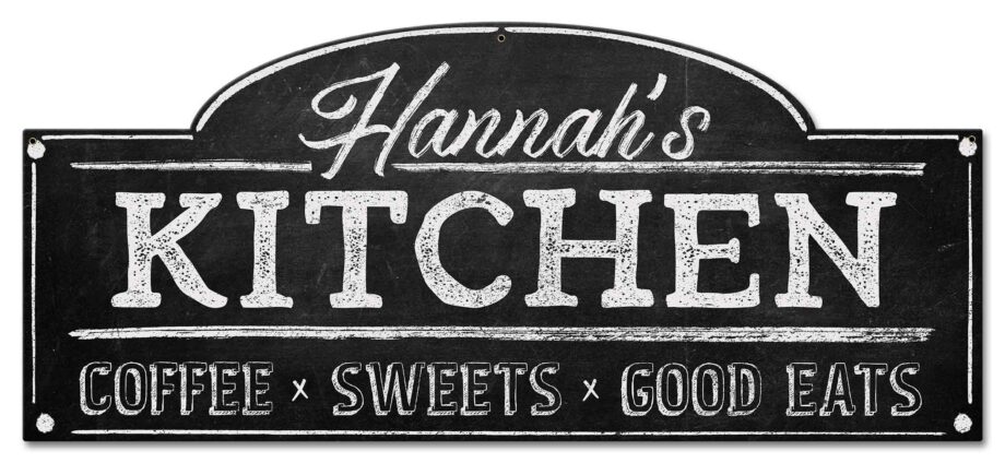 Personalized Kitchen Sign With Your Name