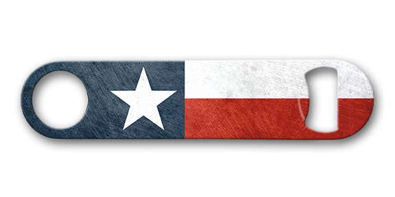 Texas Flag 7 x 4 Bottle Opener