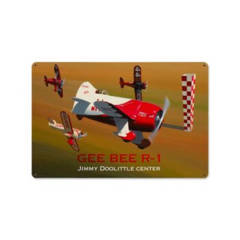 Gee Bee R-1 Airplane Sign