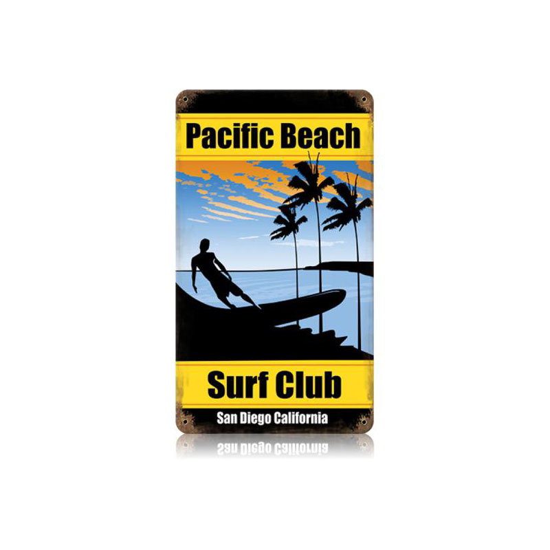 Pacific Beach Surf Vintage Sign