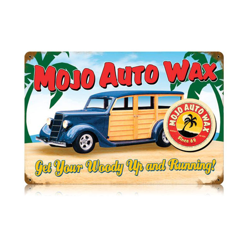 Mojo Woody Vintage Sign