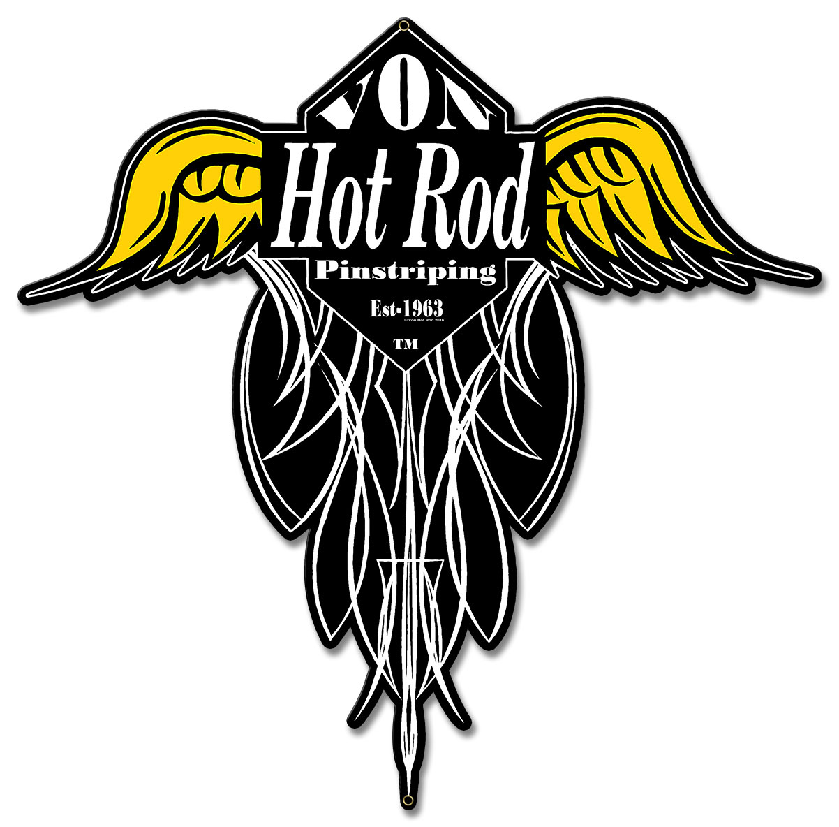 Von Hot Rod Wings Pinstriping