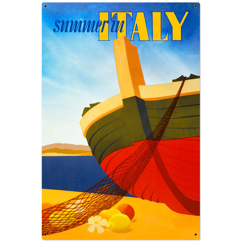 Italy Summer Vintage Sign