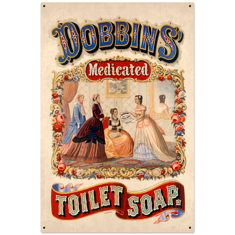 Dobbins Medicated Soap Vintage Sign