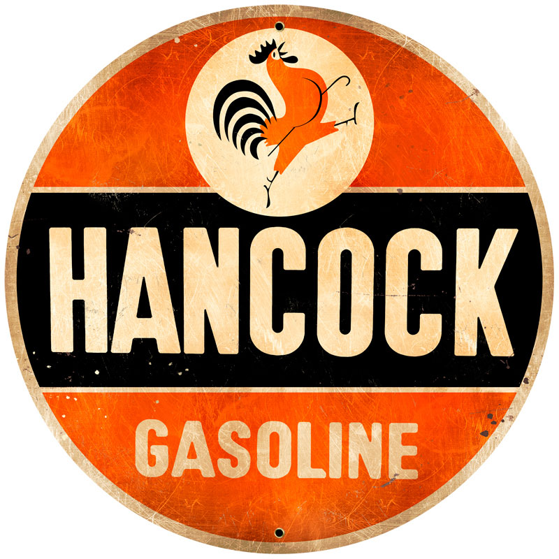 Hancock Old School Vintage Sign