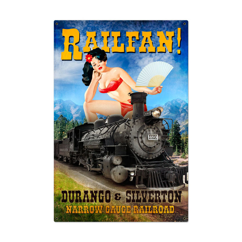 Railfan Vintage Sign