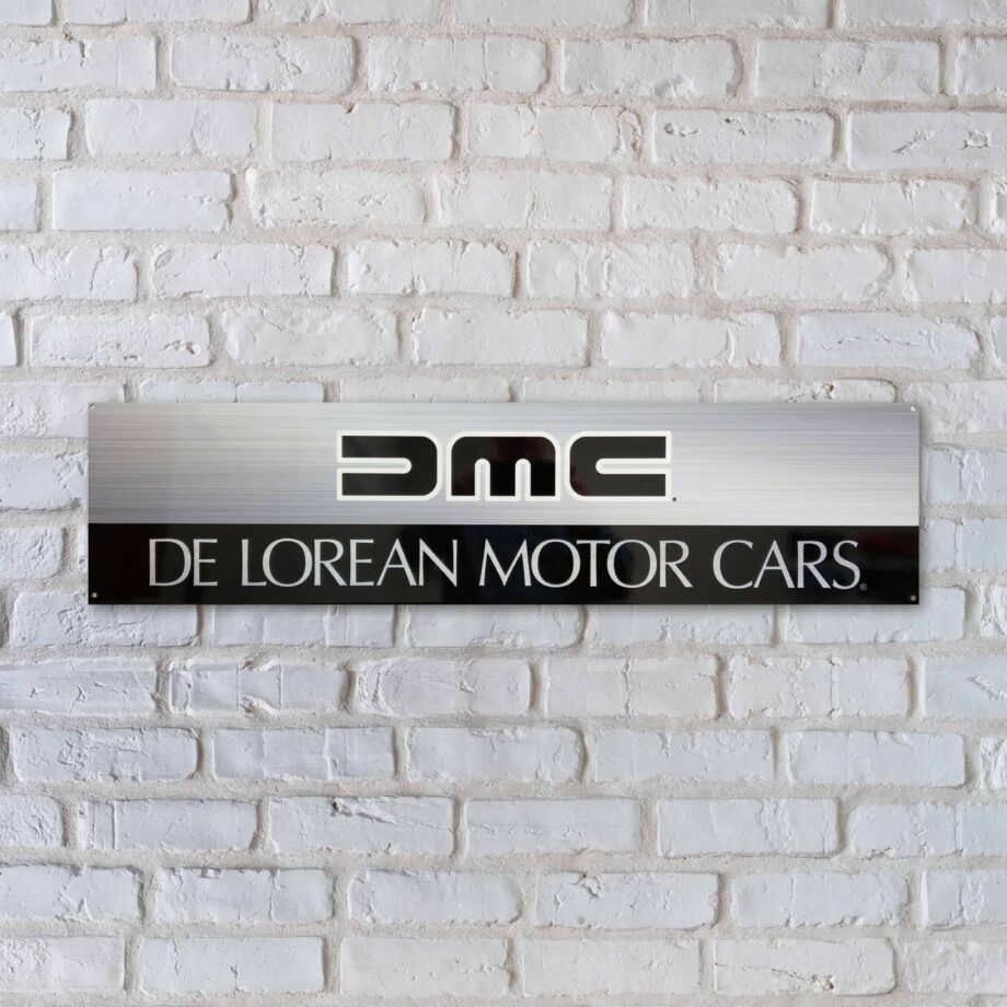 DMC DeLorean Reproduction Dealership Sign