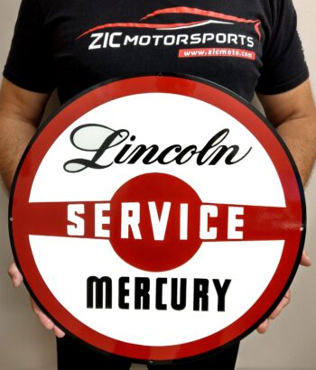 Vintage Lincoln Mercury Service Steel Sign