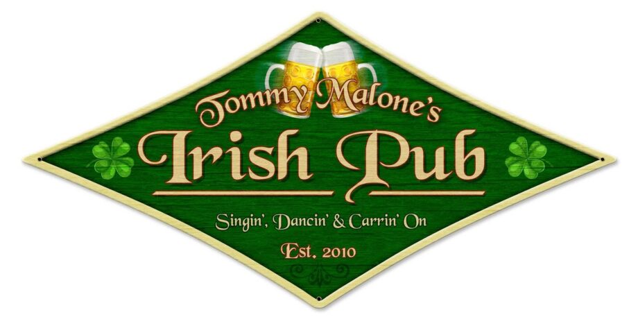 Irish Pub Personalized Sign Add Your Own Name