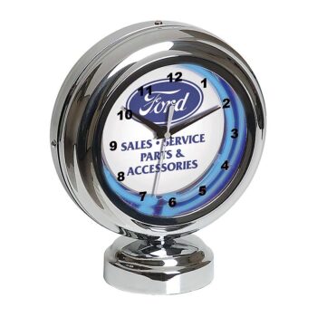 Ford Automotive Table Top Neon Clock
