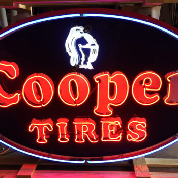 46" Cooper Tires Neon Sign